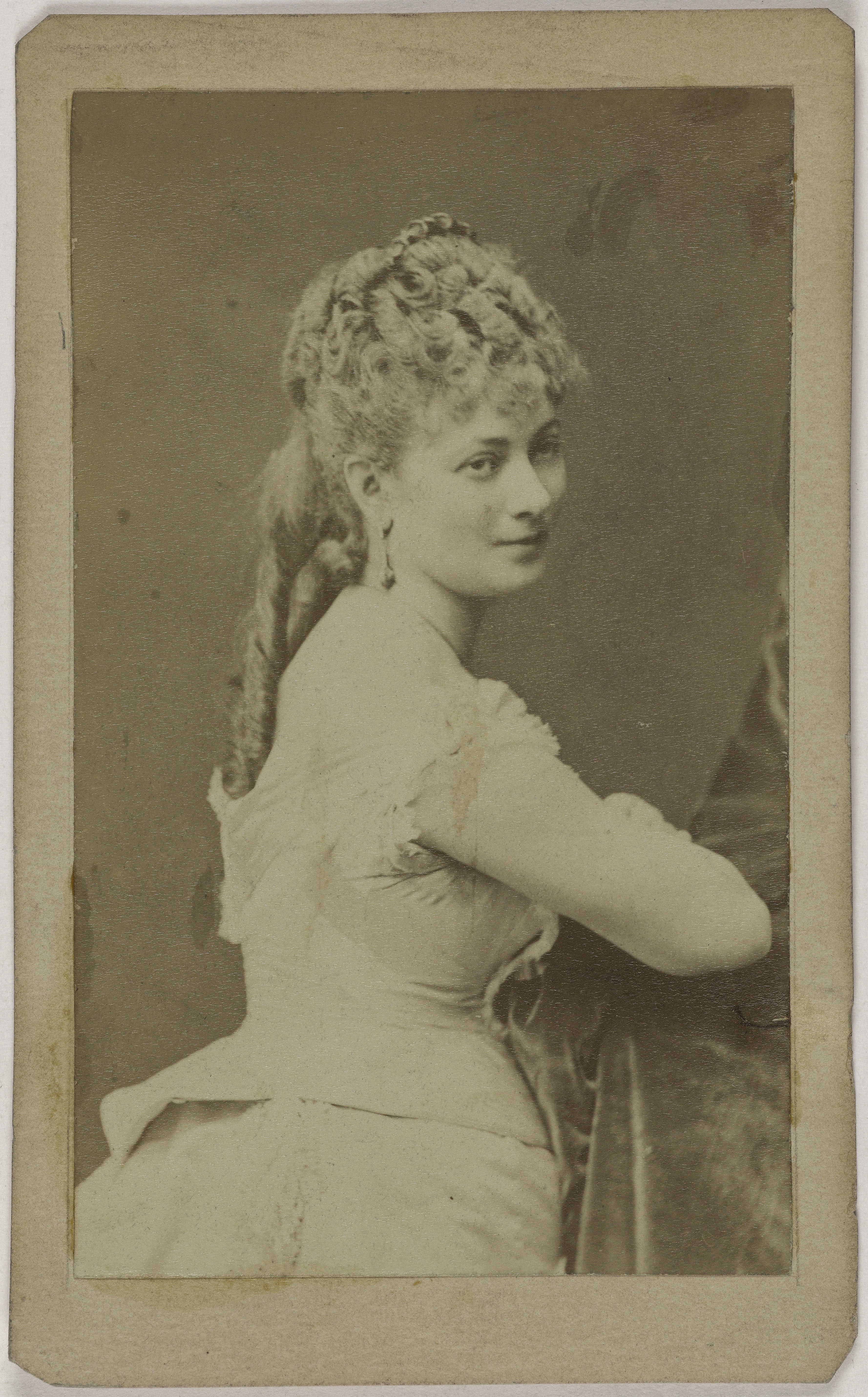 Anonyme, Portrait d'Elise Damain (actrice aux théâtres du Palais Royal, de l'Ambigü et du Vaudeville)