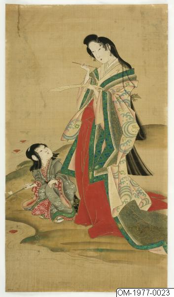 Kitagawa Kikumaro, Målning, Bildkonst, Painting