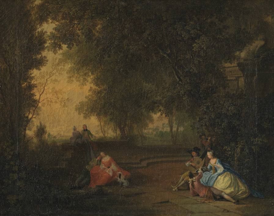 Philipp Hieronymus Brinckmann, Der Hofgarten zu Mannheim