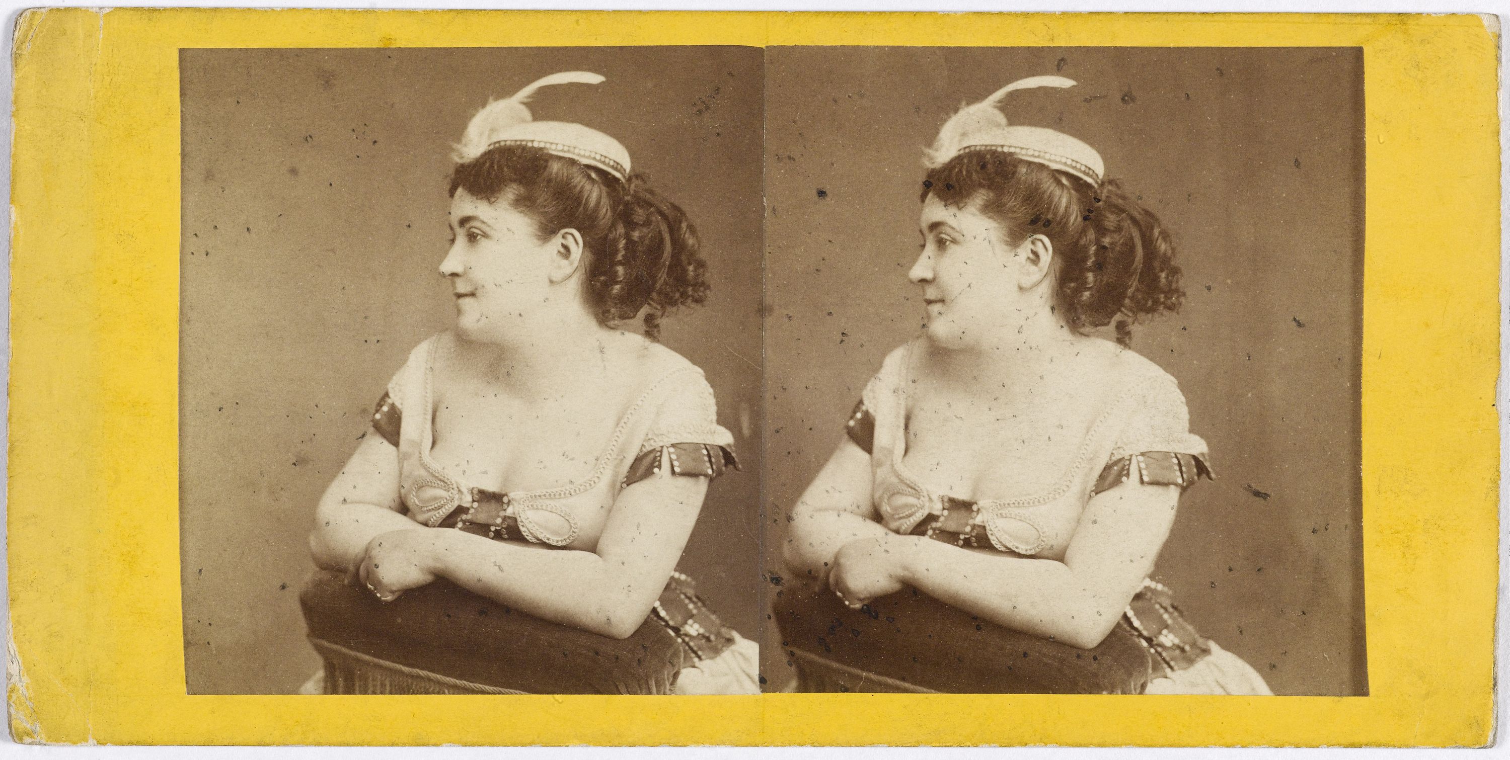 Anonyme, Portrait de Juliette, actrice au Délassement