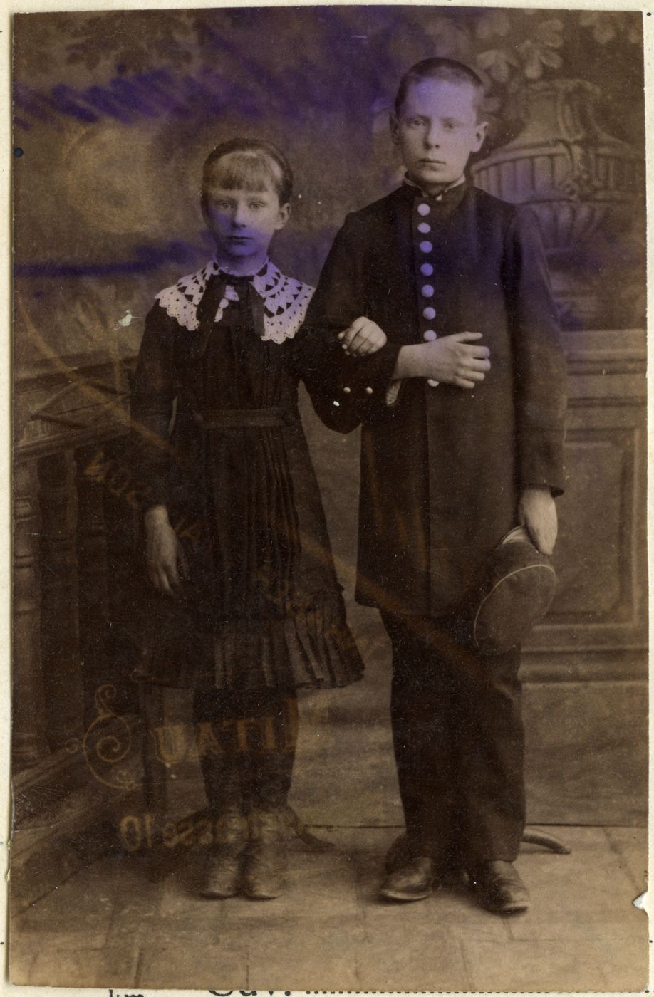 Nežinomas autorius, Vladas Putvinskis ir Marija Putvinskaitė (būsimoji Žmuidzinavičienė)