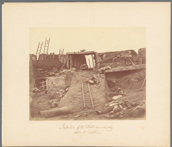 Felice Beato, Interior of the Angle of North Fort