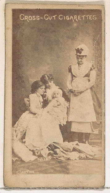 W. Duke, Sons & Co., Card Number 125, Claxton, from the Actors and Actresses series (N145-1) issued by Duke Sons & Co. to promote Cross Cut Cigarettes