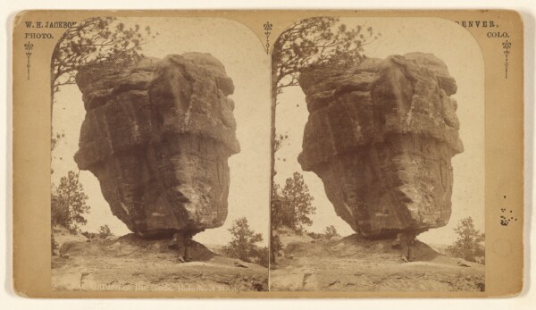 William Henry Jackson, Garden of the Gods, Balanced Rock.