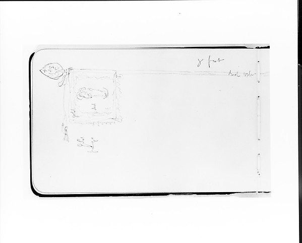 Albert Bierstadt, Flag (from Sketchbook)