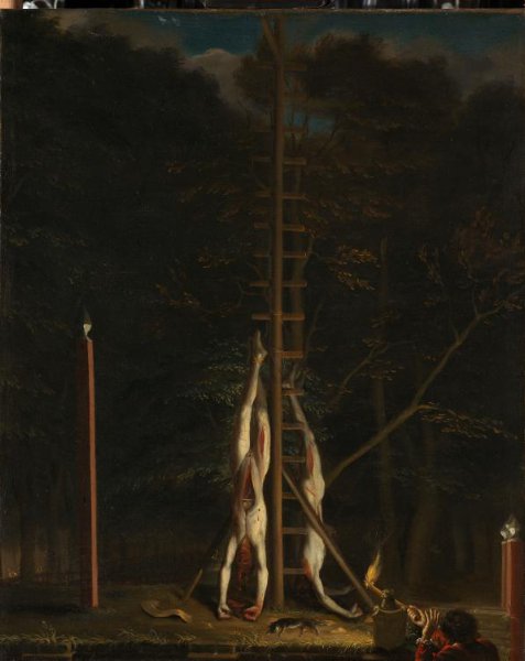 Jan de Baen, De lijken van de gebroeders De Witt
