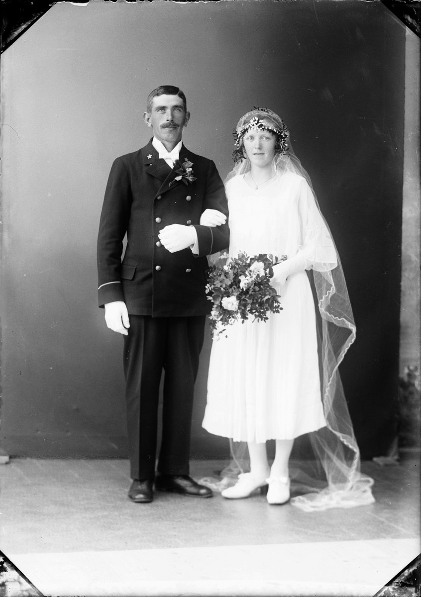 Skötsner-Edhlund, Brudparet Sjögren från Gotland 1925