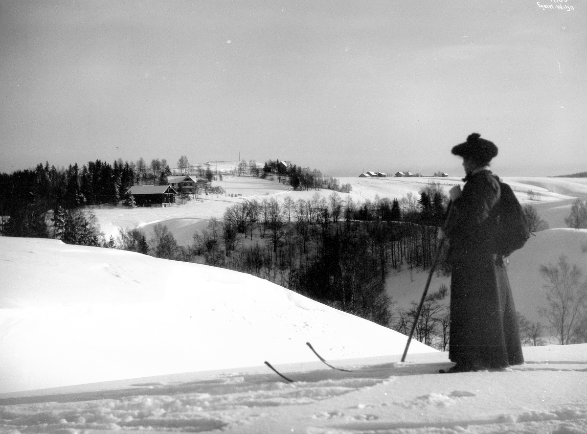 Anders Beer Wilse, Prot: Hovedbanen ved Grorud 27/1 1910