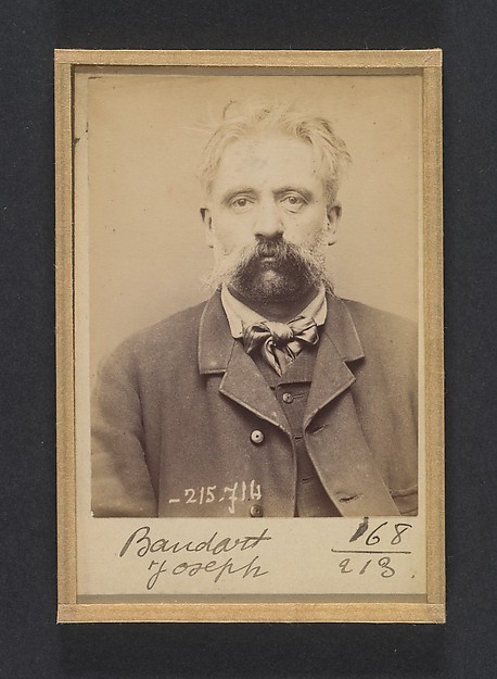 Alphonse Bertillon, Baudart. Joseph, Philippe. 42 ans, né à Reims le 25/3/51. Boucher. Anarchiste. 15/3/94.