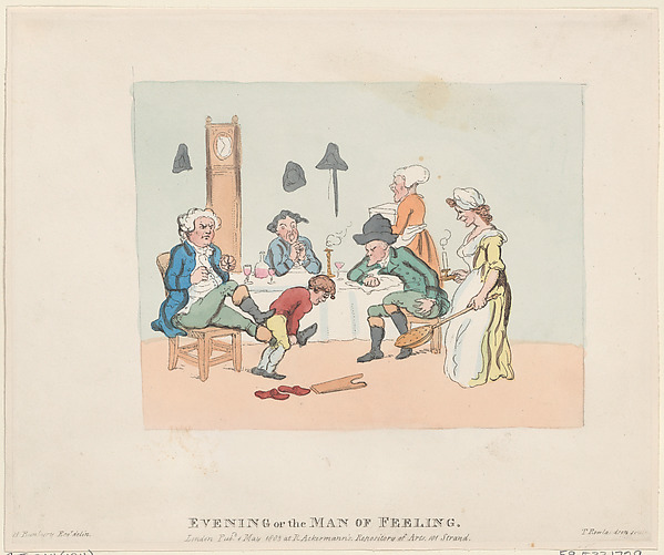 Thomas Rowlandson, Evening, or, the Man of Feeling