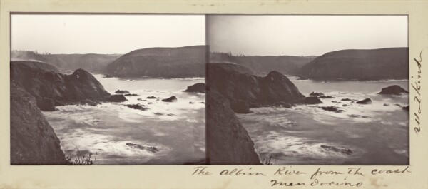 Carleton Watkins, The Albion River from the Coast, Mendocino