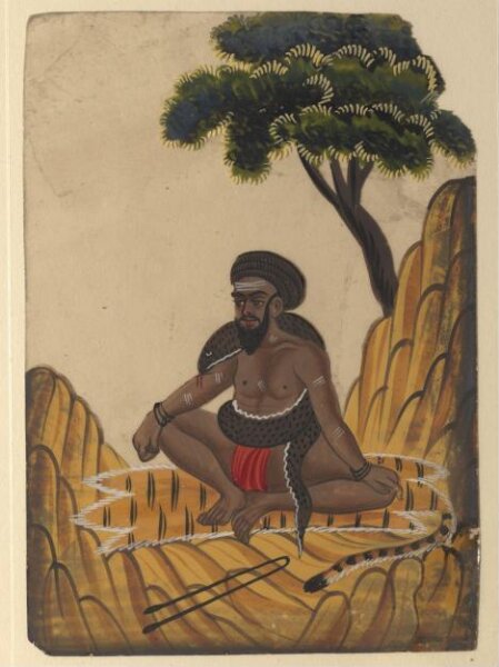 Unknown, One of forty paintings illustrating modes of transport, occupations, entertainers, ascetics and Muharram subjects.