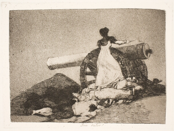 Francisco de Goya, Hvilket heltemod! (7)