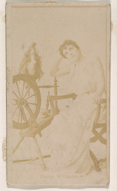 Kinney Brothers Tobacco Company, Daisy Williams, from the Actresses series (N245) issued by Kinney Brothers to promote Sweet Caporal Cigarettes