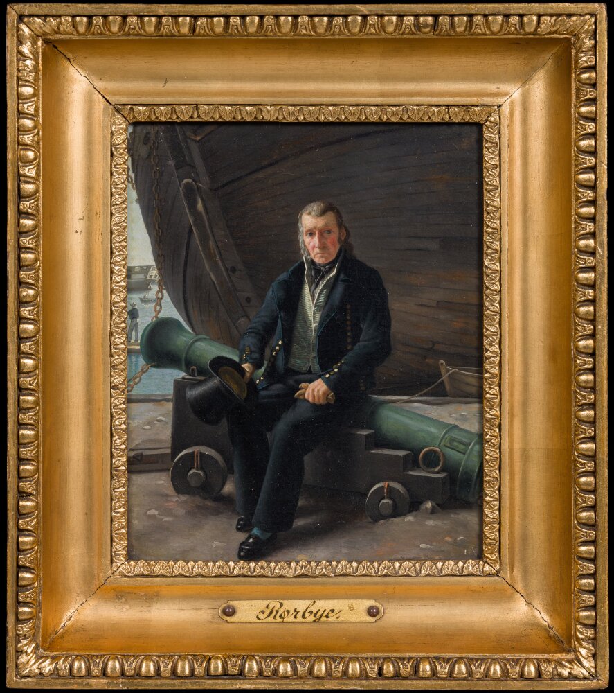 Martinus Rørbye, An Old Sailor Seated on a Canon