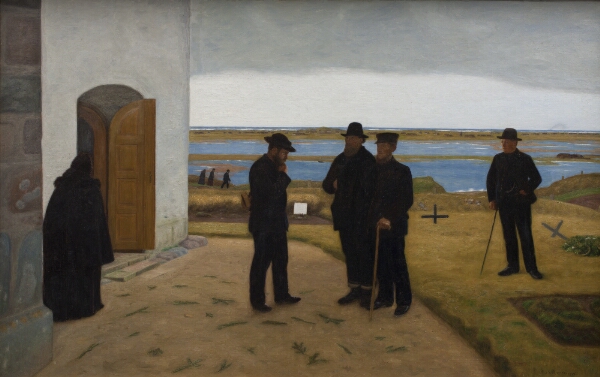 Niels Bjerre, Harboøreboere ved kirken