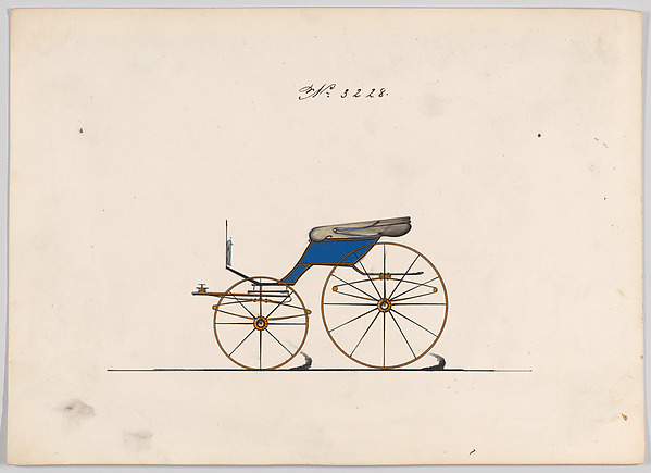 Brewster & Co., Design for Pony Phaeton, no. 3228
