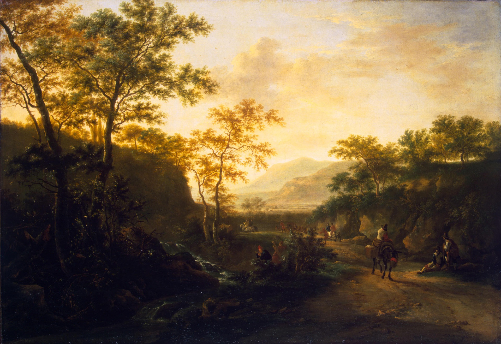 Jan Both, Italian Landscape with a Path