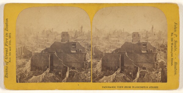 John P. Soule, Panoramic View from Washington Street. [Boston, Mass.]