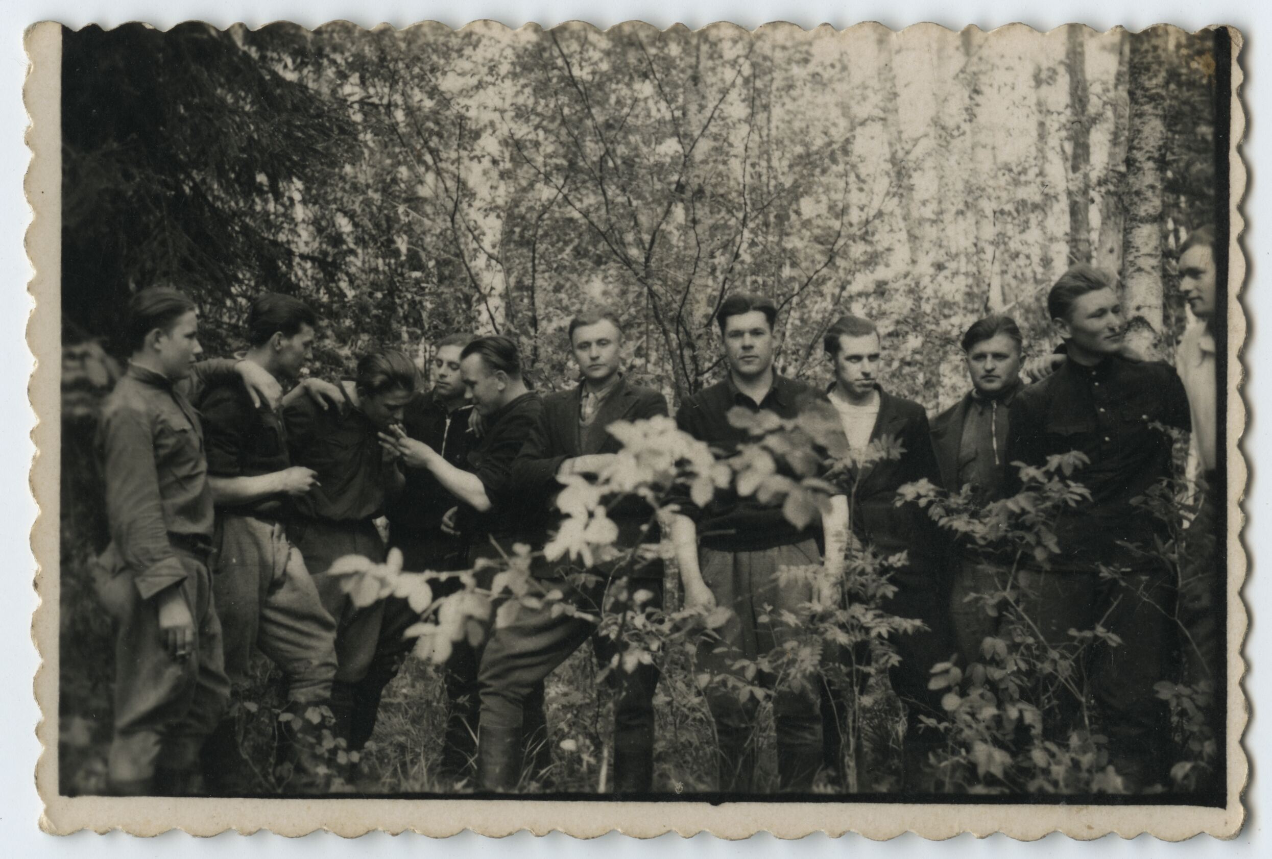 Nežinomas autorius, Partizanai miške