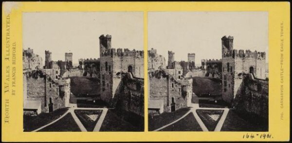 Francis Bedford, Carnarvon Castle - from Eagle Tower