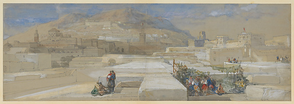 David Roberts, Tétouan from the Terrace of Cohen’s House, Morocco