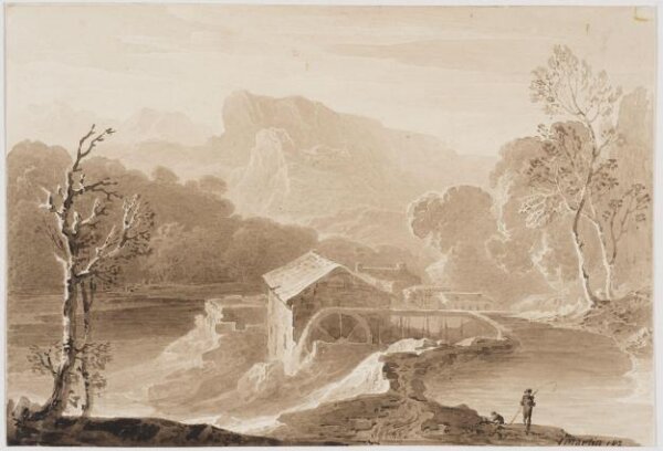 John Martin, The Water Mill