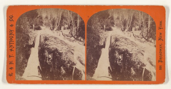 Edward and Henry T. Anthony & Co., Flume Cascade - White Mountain Notch. [White Mountains]