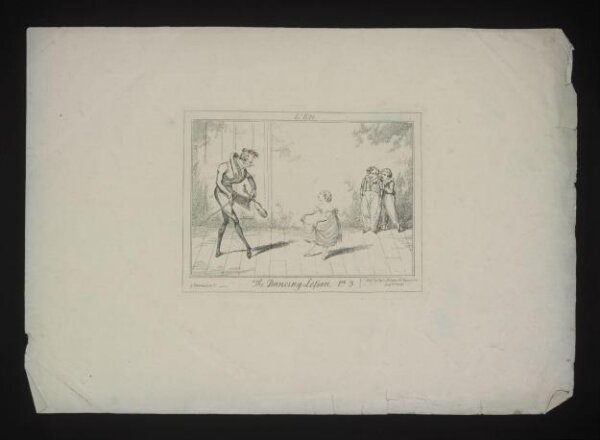 Cruikshank, George, The Dancing Lesson, L'Ete