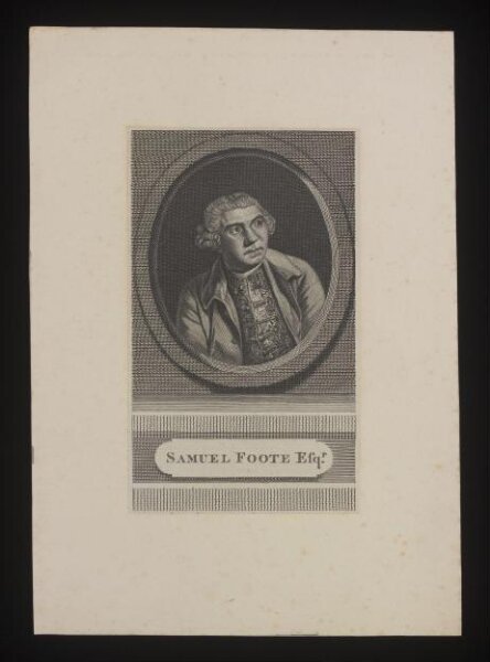 Unknown, Samuel Foote Esq