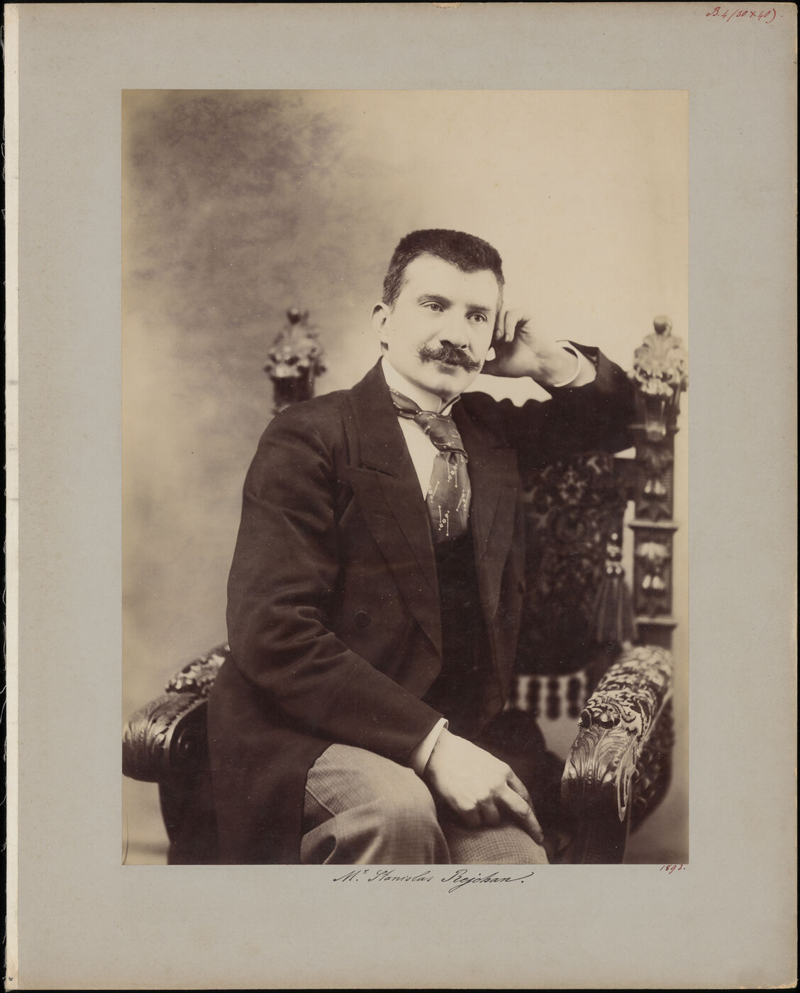 Benediktas Henrikas Tiškevičius, Stanislovo Reichano portretas