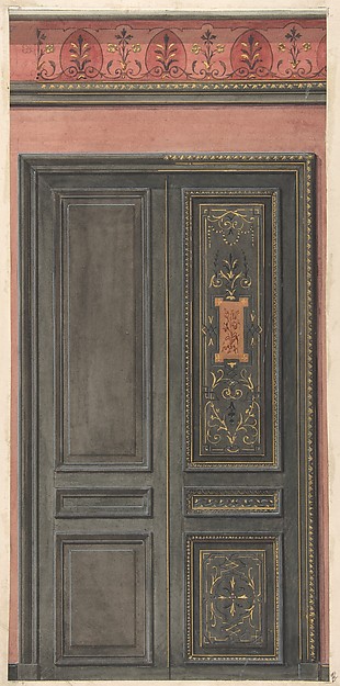 Jules-Edmond-Charles Lachaise, Design for a door