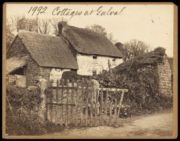 Francis Frith, Cottages at Gulval
