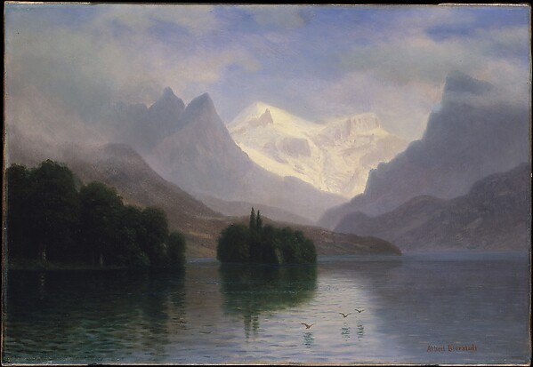 Albert Bierstadt, Mountain Scene