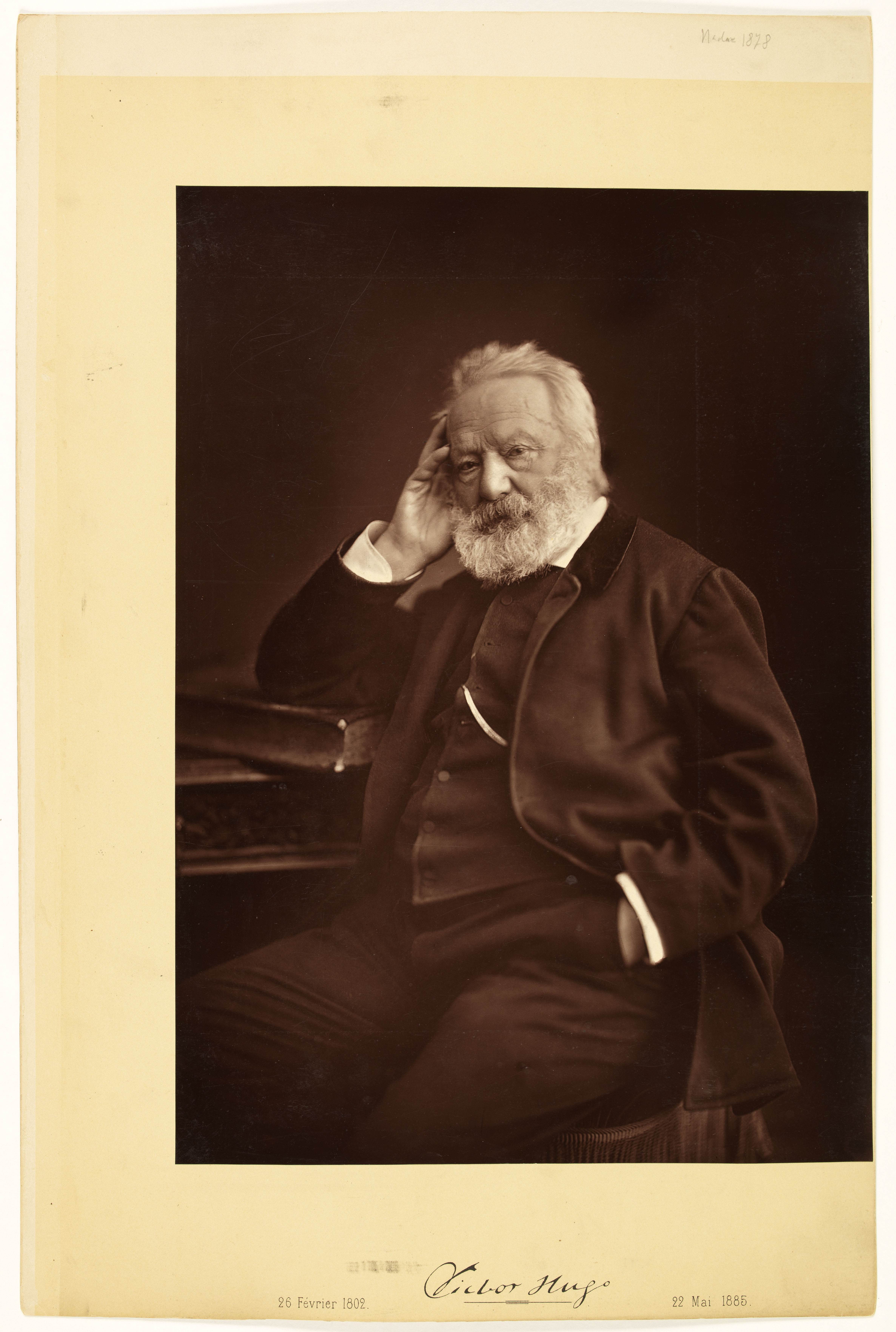 Nadar, Victor Hugo, 26 Février 1802 - 22 Mai 1885.
