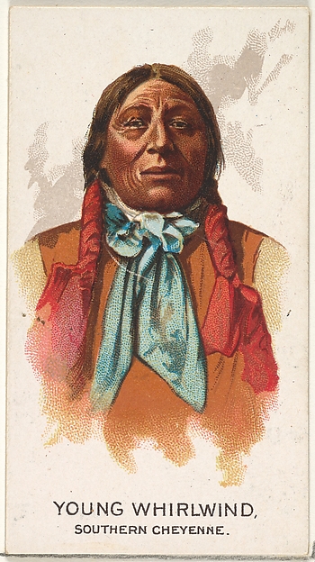 Allen & Ginter, Young Whirlwind, Southern Cheyenne, from the American Indian Chiefs series (N2) for Allen & Ginter Cigarettes Brands