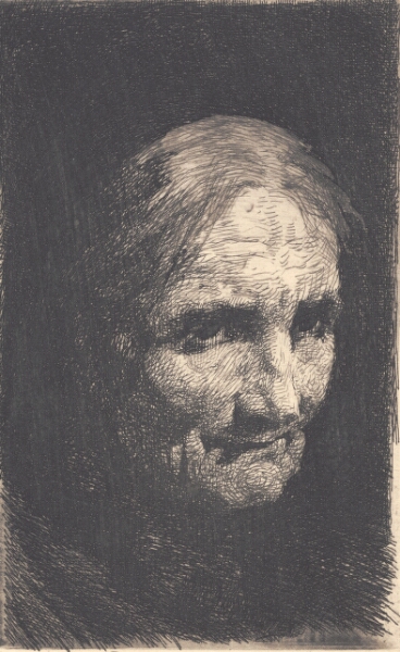 Frans Schwartz, Gammel kone