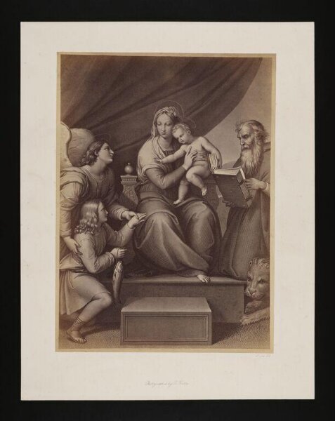Fenton, Roger, Engraving of Madonna with the Fish