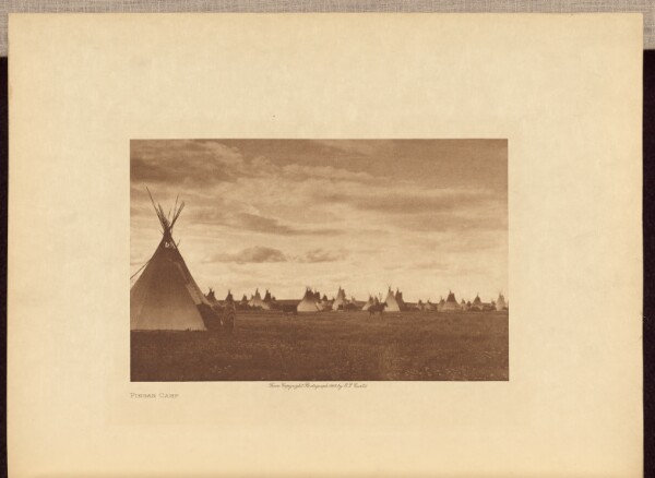 Edward S. Curtis, Piegan Camp