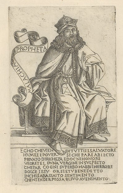 Anonymous, The Prophet Malachi, from "Prophets and Sibyls"