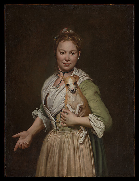 Giacomo Ceruti, A Woman with a Dog