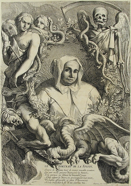 Antoine Coypel, Portrait of la Voisin