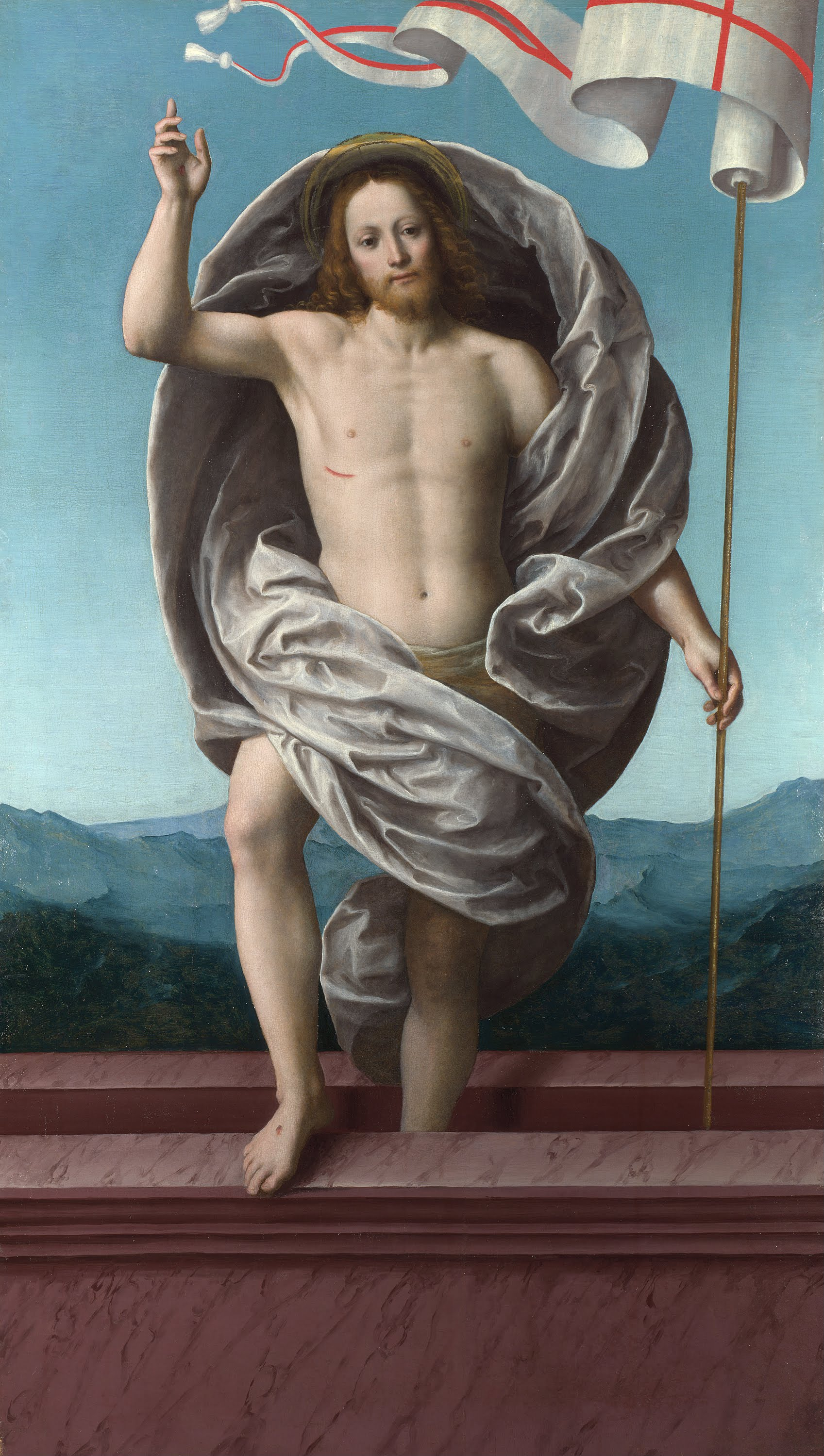 Gaudenzio Ferrari, Christ rising from the Tomb