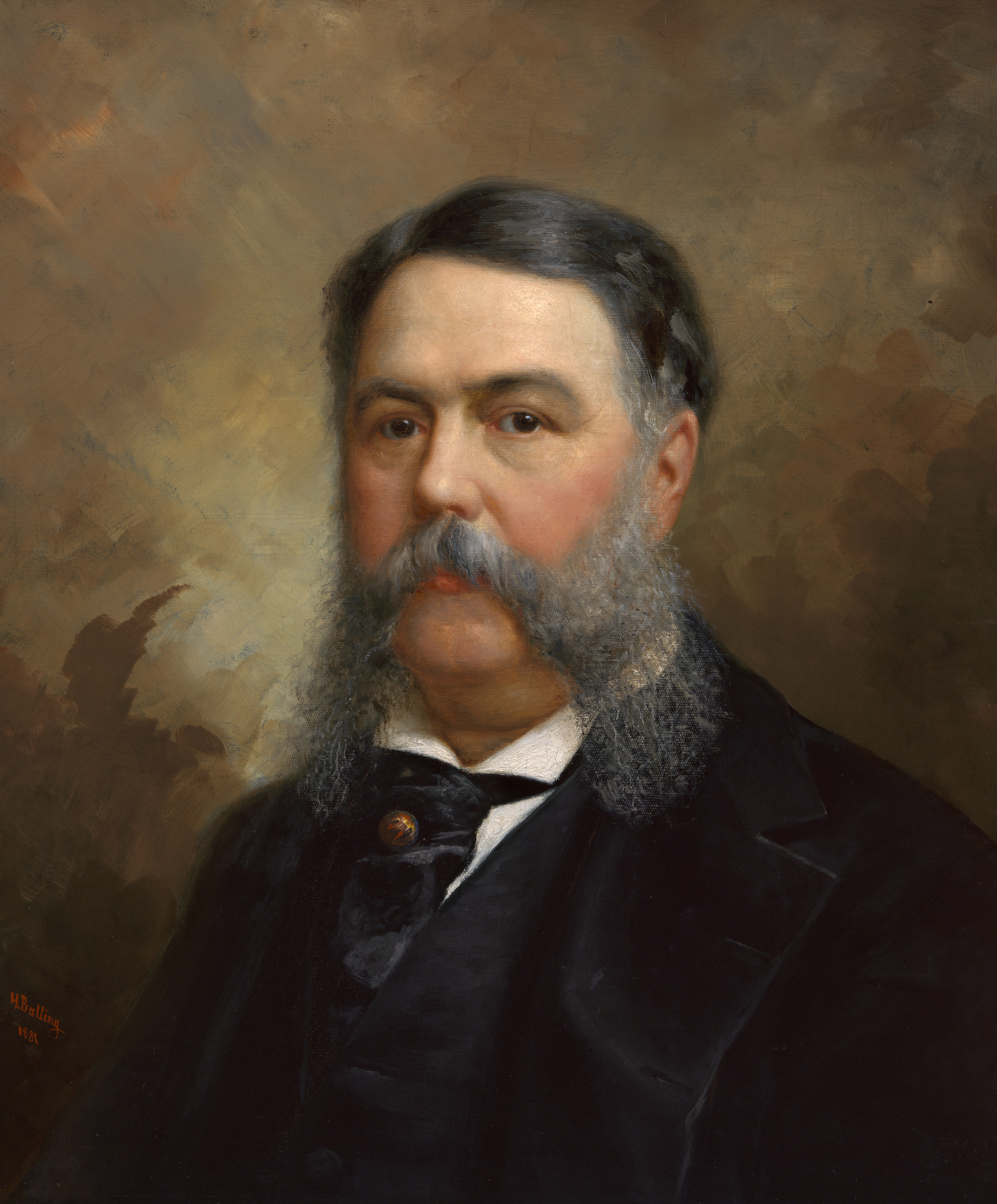 Ole Peter Hansen Balling, Chester A. Arthur