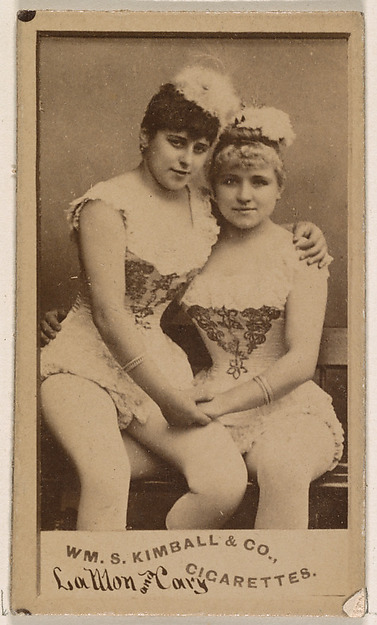 William S. Kimball & Company, La Mon and Cary, from the Actresses series (N203) issued by Wm. S. Kimball & Co.