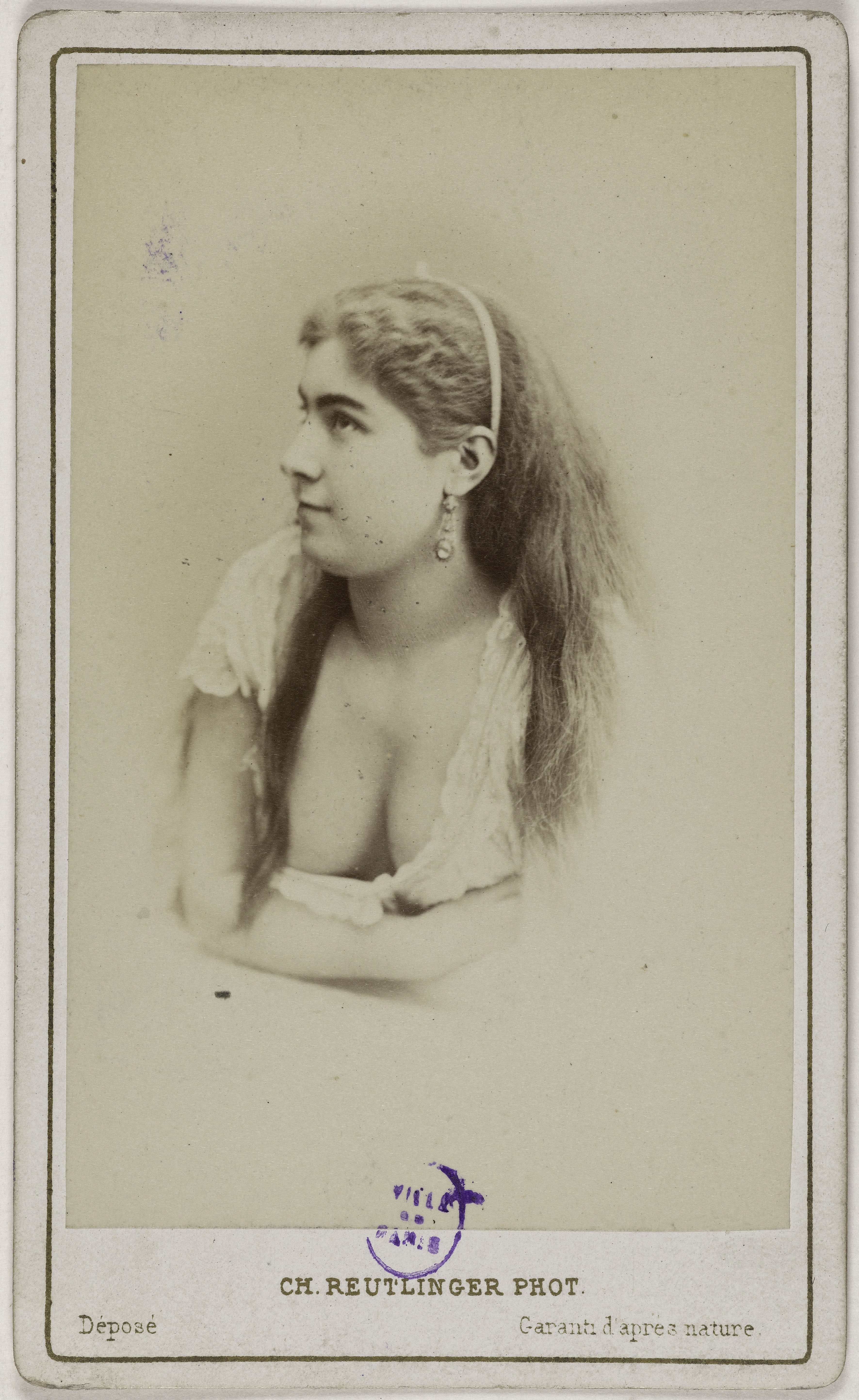 Charles Reutlinger, Portrait de Dargeles (actrice aux théâtres du Châtelet et de la Renaissance)