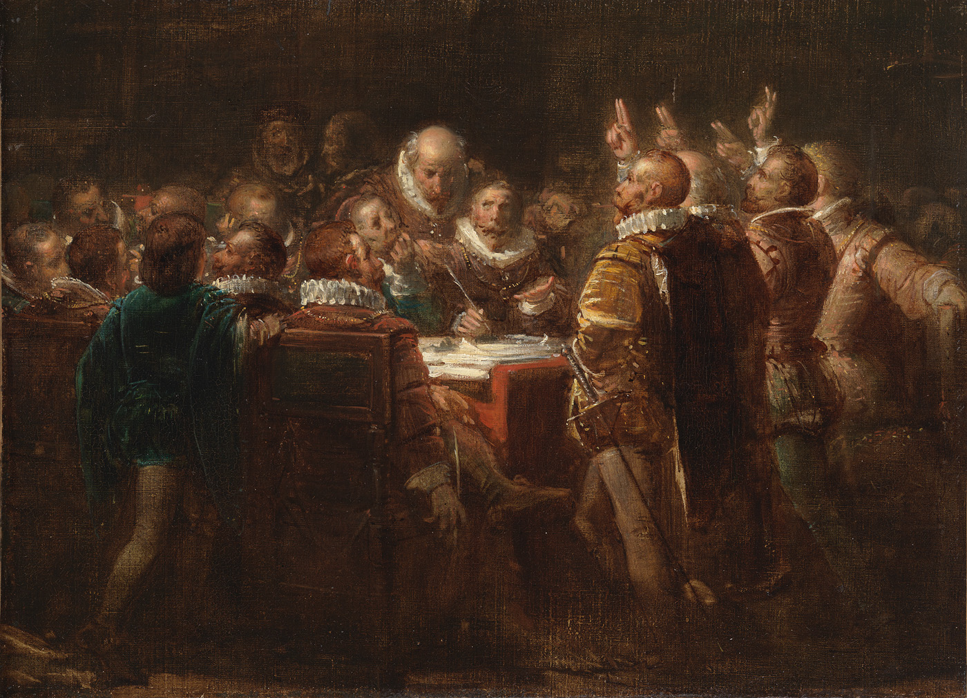 Johannes Hinderikus Egenberger, Anno 1581. De afzwering van Filips II