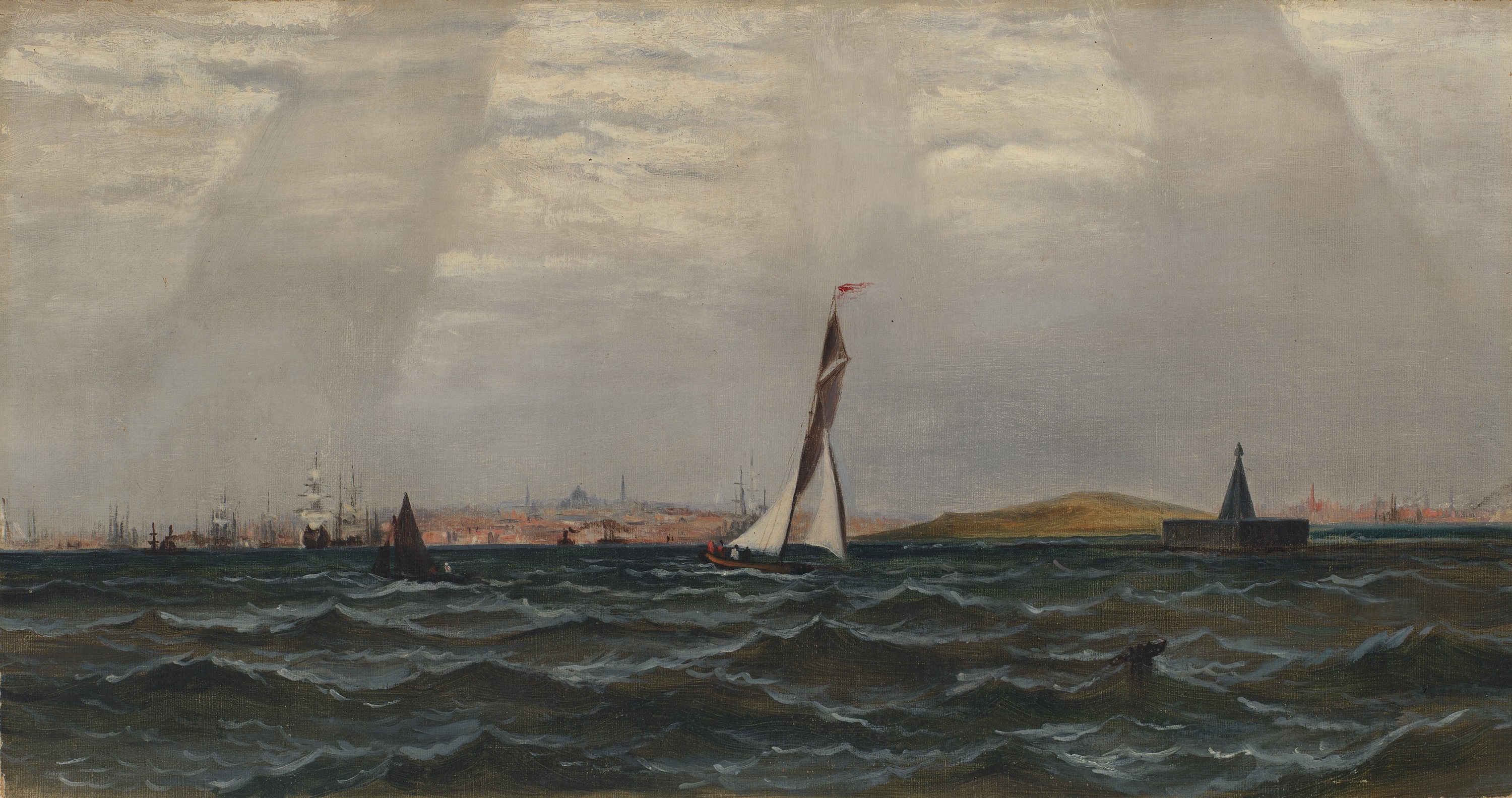 Unidentified, Untitled (Harbor Scene)
