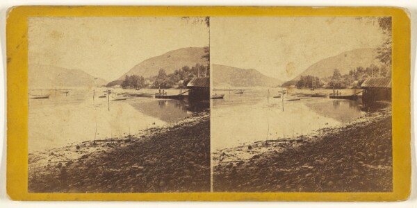 Edward and Henry T. Anthony & Co., The Fisherman's Hut. Stormking and Breakneck in the distance.