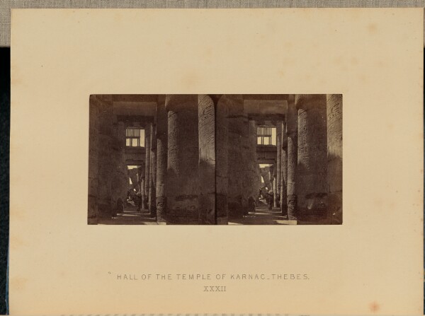 Francis Frith, Hall of the Temple of Karnac, Thebes